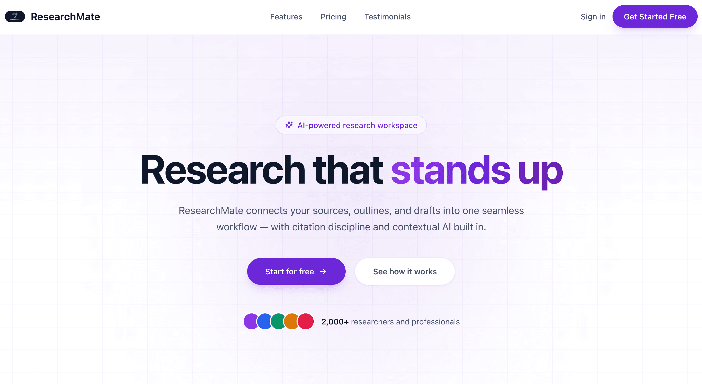 ResearchMate screenshot